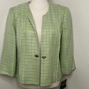 NWT Sag Harbor Tweed Blazer vintage size 8P